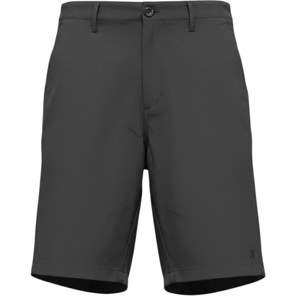 Dixxon Mens Live Fast Forever Chino Shorts Black Stretch Size 34